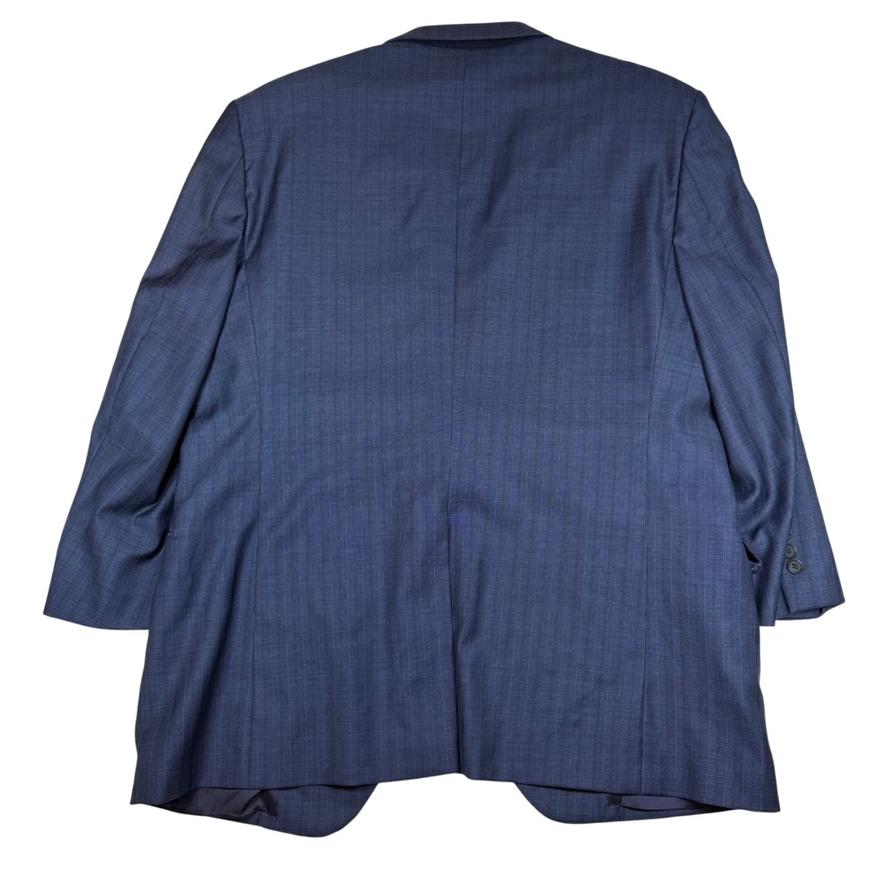 Brooks Brothers 1818 Madison Saxon Wool Blazer 42S Blue Micro‎ Check Sport Coat - Picture 2 of 10